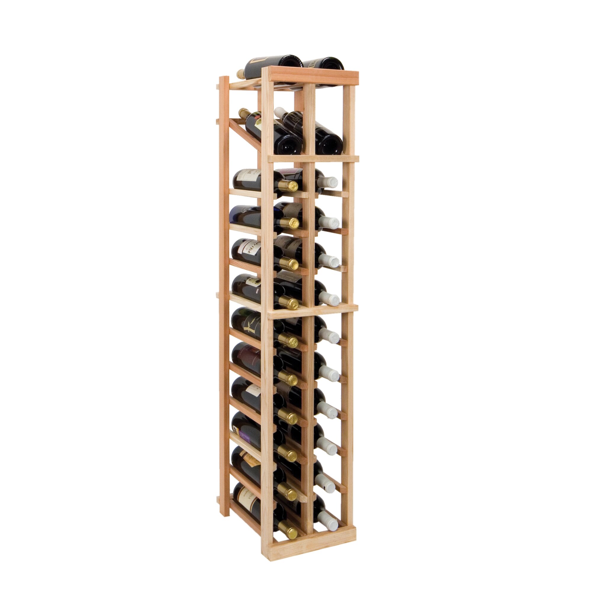 Wine Cellar Vintner Series 24 Bottle Floor Wine Rack Reviews Wayfair